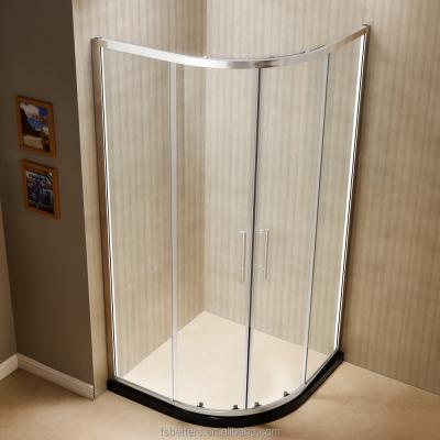 China With Frame Cheap Free Standing Glass 2 Sided Shower Enclosure for sale