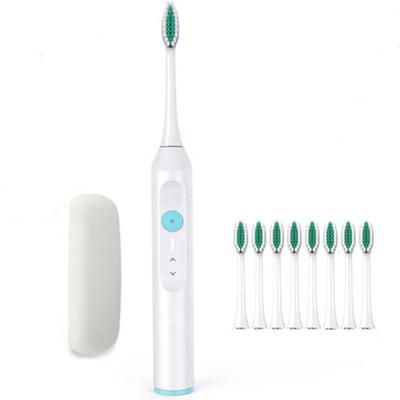 China Kang Yu Custom Toothbrush With Battery Powered Electric Toothbrush High Frequency Ultrasonic 20 Brushing Modes for sale