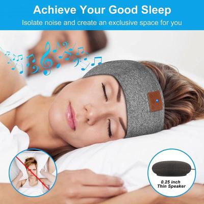 China Slim Comfortable Wearing Volume Control HD Stereo Speakers Pulsating Yoga Workout Headset Wireless Music Headphones for sale