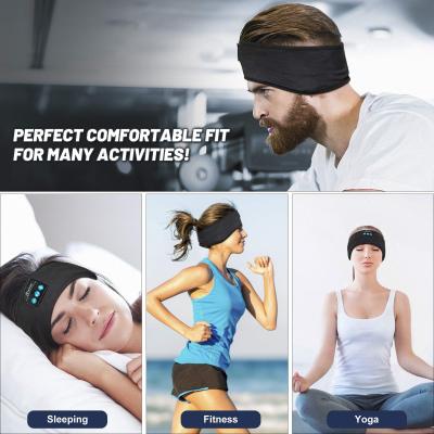 China Perfect Sound Wireless Current Earphone Radio Headset Comfortable Ear Mask Eye Mask Sleep Headband Earbuds for sale