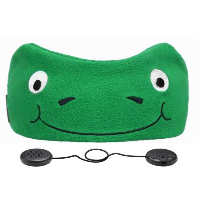 China Universal For Kids Tooth Blue Wireless Music Stylish Cartoon Animals Sports Sleep Eye Mask Head Bands Baby Kids Students Headphones for sale