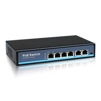 China Port Switch 4 port poe switch Chinasky 4 PoE port security system injector CE RoHS for sale