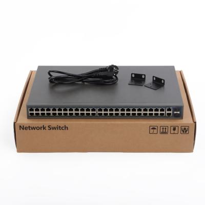 China Support PoE IP Cameras 48 CCTV Switch Ethernet PoE SFP Port Gigabit 48V (HANDSET) for sale