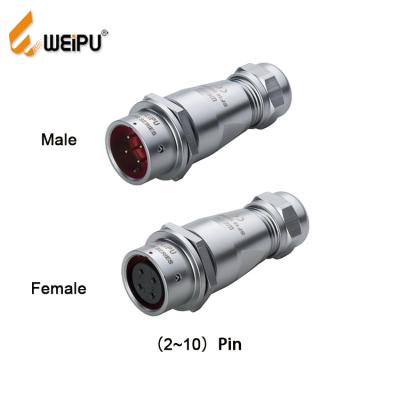 China Power Weipu SF1611/S(P) IP67 wire ip65 connector electrical cable waterproof push-pull connector for sale