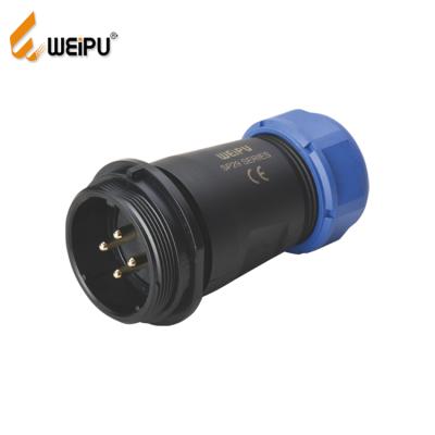 China SP2911 2/3/4/SP29 Power Series 2/3/4 PIN IP68 Plastic Pipe Connectors Inline Pin Cable Connector for sale