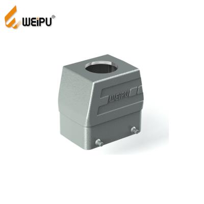 China WEIPU HA32A-PTH-4B IP65 Power Round Tube Connector Male Connector Aluminum Battery Connector for sale