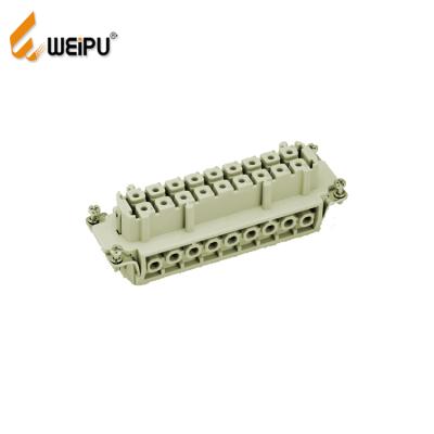 China spec. Weipu HAVE-016 16A 16Pin 400V/690V Male&Female Screw Contact Terminals Power Terminal Electrical Connector for sale