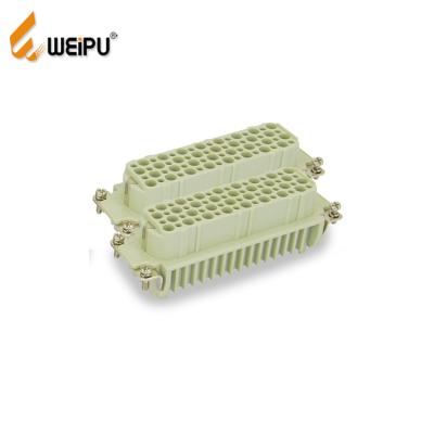 China Weipu HD-128 10A 128Pin 250V Power Pin Crimp Contact Water Proof Male Female Connection for sale