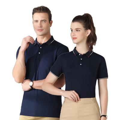 China Anti-Wrinkle Hot China Corporate Workwear T-shirt Cotton Polo Shirt Wrinkle-Resistant for sale