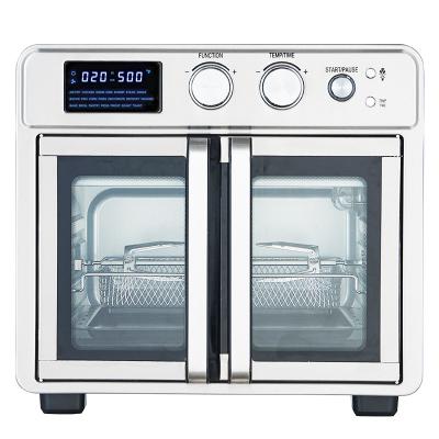 China Hotel Two Door Stainless Steel Air Fryer Air Fryer Double Oven 12L 13L 15L 16L 18L 20L 23L for sale