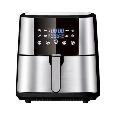 China Hotel Air Fryer 1700W 8L Touch Screen Deep Fryer No Oil Air Fryer Non-stick Basket for sale