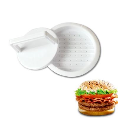 China Viable Hot Selling Handle Pressure Press Meat Machine Hamburger DIY Pressure Plastic Hamburger Patty Meat Press for sale