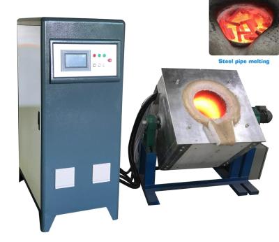 China Max. Melting Capacity 1-1000kg/h Induction Melting Machine for Aluminum Crucible Te koop