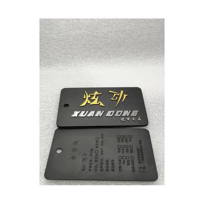 China Clothing Store Hang Tag Customized High-Grade Men And Women Hang Tag Customized Logo Special Paper Spot Color for sale