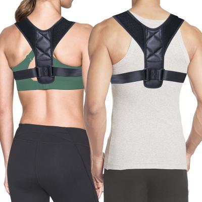 China Hot Sale Breathable Posture Corrector For Woman Men Shoulder Back Clavicle Support Brace for sale