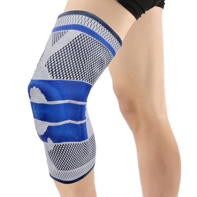 China Gym Elastic Adjustable Compression 3D Knee Sleeve Support Hinged Knee Brace for sale