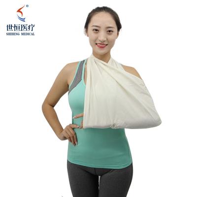 China Factory Wholesale Breathable Cotton Wound / Lesion Sling Arm Bandage Triangular Sling For First Aid for sale