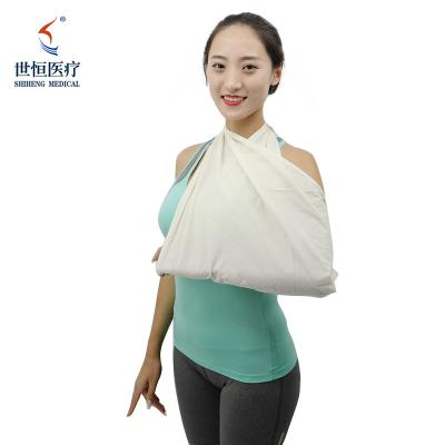 China Wound / Lesion Customized Medical Disposable First Aid Health Care Gauze Cotton Triangular Bandage for sale