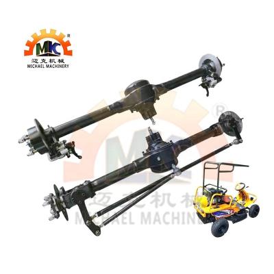 China Mini/Small Chassis Machinery Agricultural Tractor 4X4/6X6 Parts Customized Front And Rear Wheel Drive Axle For 15hp Engine II D-Max for sale