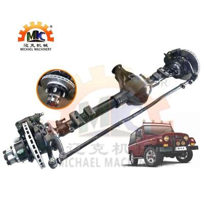 China 4wd Mini Suv /Truck 4x4 Suv/Pickup Front Wheel Drive Steer Axle with Air-Locking/E-Locker/Manual free hub lock kit for sale