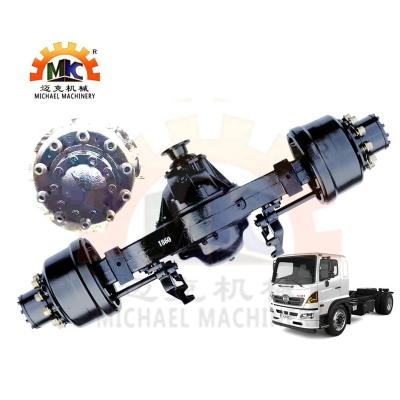 China Heavy Duty Steel 4X2 20TON GVW Hino Truck 13T Axle Payload Rear Wheel Drive Axle With 10X335 Wheel Stud Pattern for sale