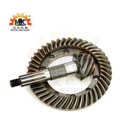 China 20CrMnTiH3 Final Pickup Mini Suv Rear Axle Crown Differential Ring And Spiral Drive Gear for sale