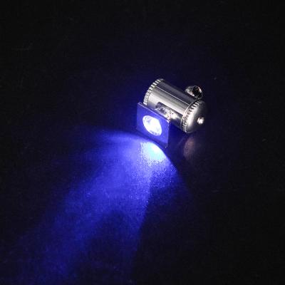 China Wholesale Cheap Colorful 3D Laser Lights LED Crystal Keychain Change Logo Crystal KeyChain Custom Car Keychain Custom Logo Led Flashlight Key Chains for sale