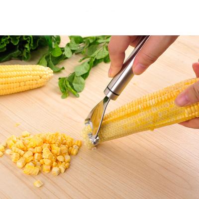 China Sustainable 304 Stainless Steel Household Kitchen Instrument Corn Flat Stainless Steel Maize Flatter Separator for sale