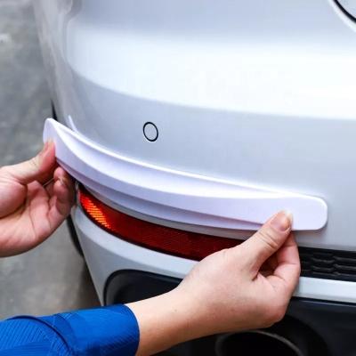 China Morandi Dropshipping Hot SHOPIFY 2 Pcs Bumper Protective Strip Pvc Anti Collision Car Bumper Guard Strip for sale