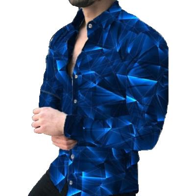 China New Custom Made Mens Anti-Pilling Shirts 3d Printing Hawaiian T-Shirt for sale