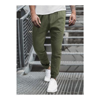 China Men's Casual Army Green Designer Trousers Slim Fit Breathable Mens Trousers Loose Pants for sale