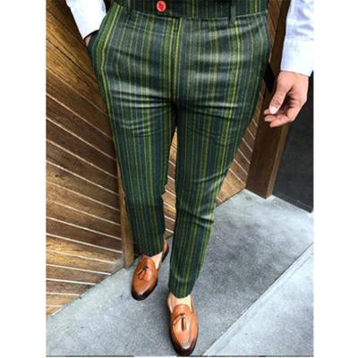 China New Design Anti-Wrinkle Trausers Mens Slacks Trousers Scottish Cargo for sale