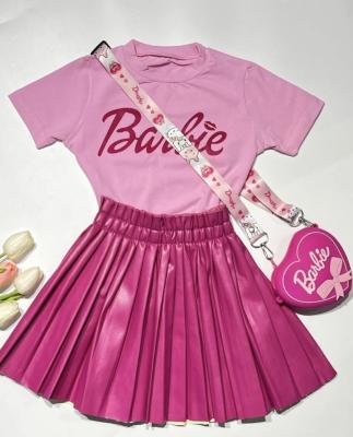 China Other Fashion Kids Black Short Sleeve Raglan Shirt Rocket Dress Set Babies Letters Design Outfits For Spring Fall for sale