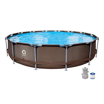 China Jilong Avenli Tee Frame Series Swimming Pool Garden Leisure Frame Strong Metal Swim Pool Above Ground 0.166 for sale