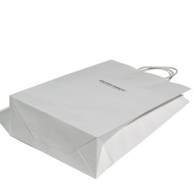 Κίνα Paper Bag Packaging Die Cut Personalized with Your Own Logo for Food Takeaway προς πώληση