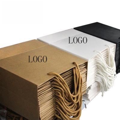 China China Supplier Customized Factory Custom Paper Packaging Bags With Logo Paper Bag Logo en venta