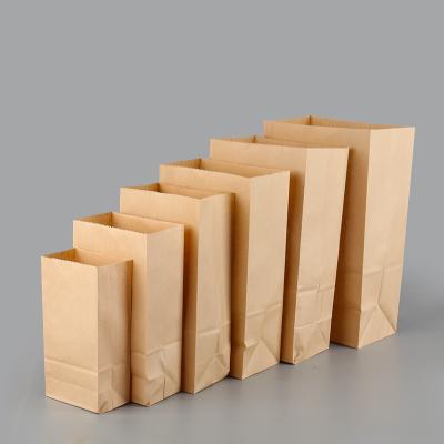 Китай Custom Cheap Food Packaging Brown Kraft Paper Bread Bag,Wholesale Accept Custom Greaseproof Food Paper Bag продается