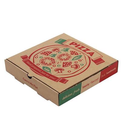 중국 multi size brown Custom printed Corrugated cardboard promotion pizza packing boxes 판매용