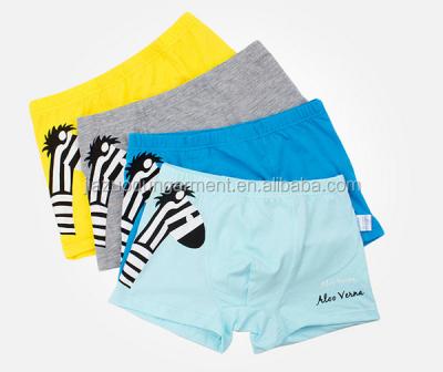 China Breathable Kids Panties Summer Unisex Style Kids Underwear Cartoon Panties For Boys Cotton Children Knickers Boxer Shorts for sale