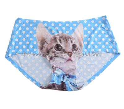 China Manufacturer Customized Your Own 3D Printing 95%Modal 5%Spandex Private Label Antibacterial Funny Cute Underwear for sale