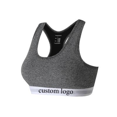 China Breathable Ladies Girls Fitness Gym Yoga Running Bra Tops Custom Logo Crane Exercise Workout Women Sports Bra for sale