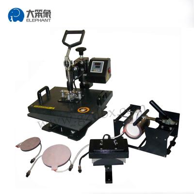 China Garment Shops Guangzhou Factory Selling 5 In 1 Combo Heat Press Machine Transfer Machine For Cup / Mug zu verkaufen