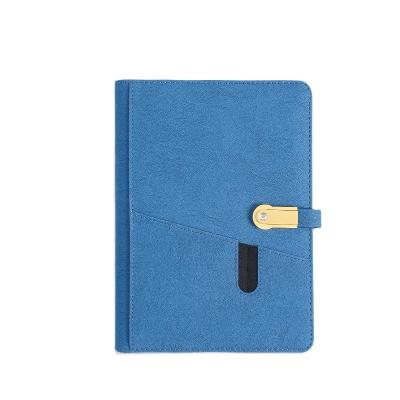 China Agriculture Business Gift Set A6 With Gold Magnetic Lock Giftset Refill Notebook With 5000 Power Bank With Pen Set for sale