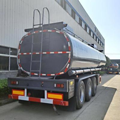 China de los 45ft del combustible remolque líquido del petrolero de la pintura anti de la corrosión del remolque semi en venta