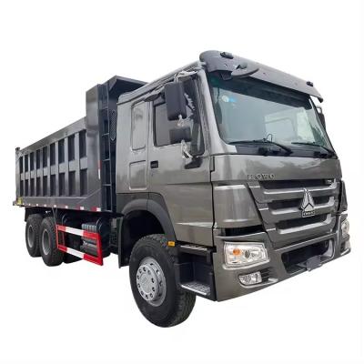 China 5.3-6.2 M Cargo Box Length Used Tipper Truck With Sinotruk AC16 Axle HOWO/ Shackman Brand zu verkaufen