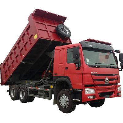 China 5.3-6.2 M Cargo Box Used Tipper Trucks with Sinotruk Engine Flat Single Sleeper Cabin zu verkaufen