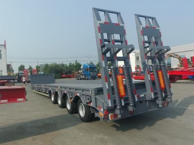 中国 28 Tons Two Speed Low Loader Trailer With Landing Gear 12500*3000*1750mm 販売のため