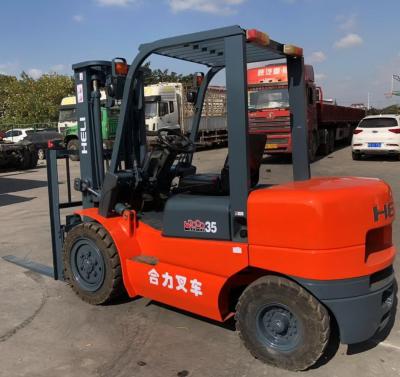 China Good Condition Second Hand Forklift Automatic Transmission Diesel Engine Used Heli Forklift zu verkaufen