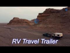 5665Mm Length Rv Travel Trailer Durable Travel Trailers With Electric Brake System