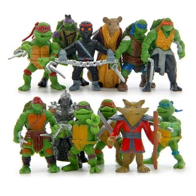 China Cartoon Toy Ninja Turtles Action Figures Mini PVC Kids Toys Show Models 5cm/2Inch for sale